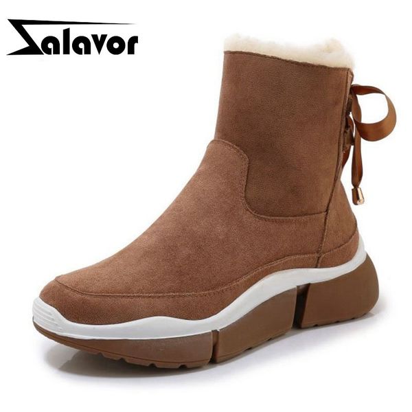 zalavor 5 color real leather ankle boots ladies warm fashion snow boots daily plush fur winter shoes women footwear size 35-39, Black
zalavor 5 color real leather ankle boots ladies warm fashion snow boots daily plush fur winter shoes women footwear size 35-39, Black