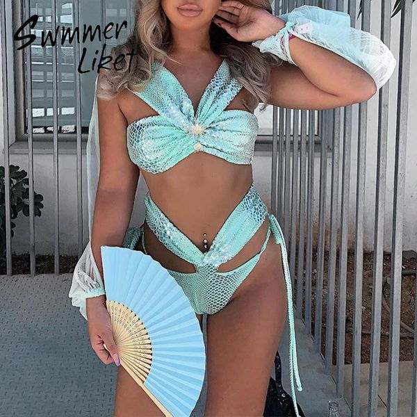 snake print bikini set 2020 bandeau swimsuit female string swimwear women hollow out bathers bathing suit extreme bikini, White;black
snake print bikini set 2020 bandeau swimsuit female string swimwear women hollow out bathers bathing suit extreme bikini, White;black