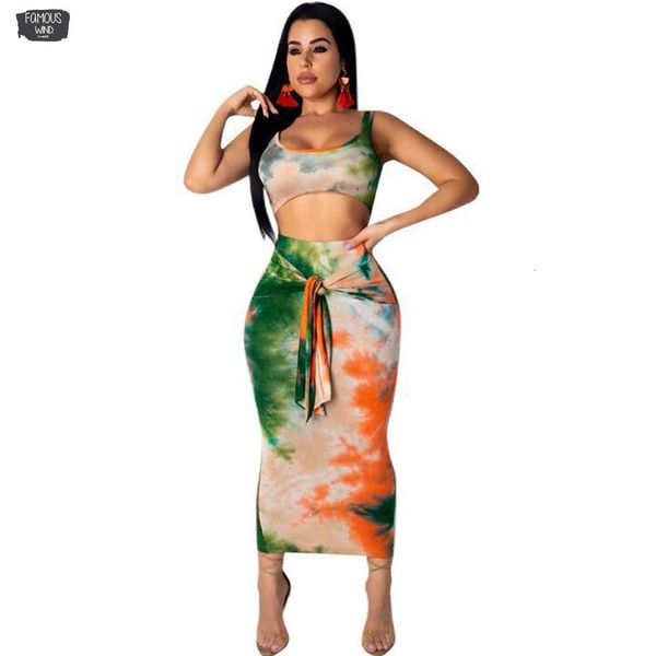 two piece set club outfits clothes dye crop midi set bodycon 2 piece summer tie women matching sets, White
two piece set club outfits clothes dye crop midi set bodycon 2 piece summer tie women matching sets, White