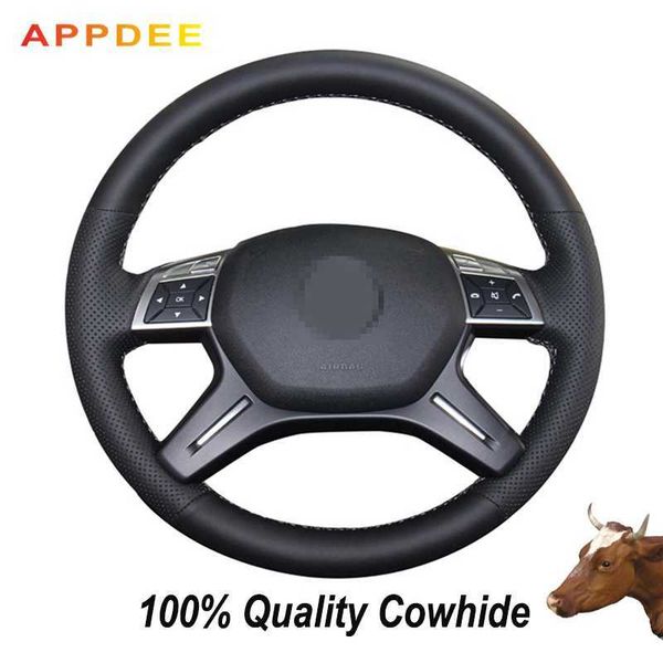 hand-stitched black genuine leather steering wheel cover for c180 c200 c260 e200 e260 ml320 ml360 ml400
hand-stitched black genuine leather steering wheel cover for c180 c200 c260 e200 e260 ml320 ml360 ml400
