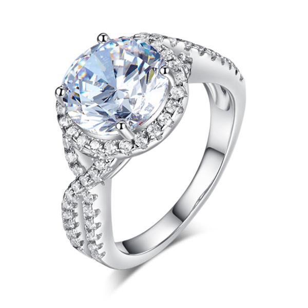 exquisite ring for women 3 carat created diamond jewelry 925 sterling silver luxury ring wedding engagement promise party anniversary, Slivery;golden
exquisite ring for women 3 carat created diamond jewelry 925 sterling silver luxury ring wedding engagement promise party anniversary, Slivery;golden