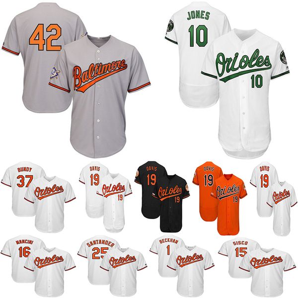 Baltimore Men's Orioles Chris Davis Chance Sisco Trey Mancini Dylan Bundy Tim Beckham Anthony Santander Player Baseball Jerseys
Baltimore Men's Orioles Chris Davis Chance Sisco Trey Mancini Dylan Bundy Tim Beckham Anthony Santander Player Baseball Jerseys