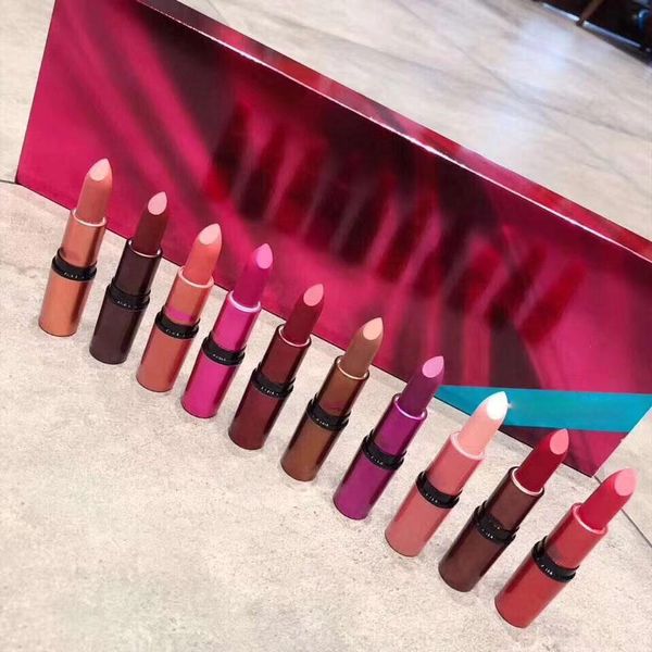 10шт / комплект высокого качества косметика макияж matte lipstick set lipgloss rouge levre макияж помада 10 цветов epacket shipp
10шт / комплект высокого качества косметика макияж matte lipstick set lipgloss rouge levre макияж помада 10 цветов epacket shipp