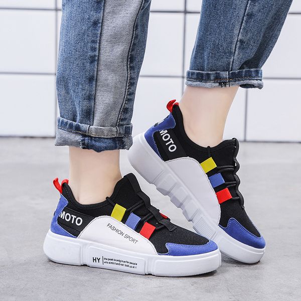 white shoes women's 2019 autumn new style students versatile flat breathable mesh shoes online celebrity women's lace-up v, Black
white shoes women's 2019 autumn new style students versatile flat breathable mesh shoes online celebrity women's lace-up v, Black