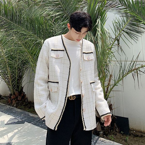 мужчины vintage повседневная плед blazer куртка мужская женщины уличная мода lovers костюм пальто верхняя одежда, White;black
мужчины vintage повседневная плед blazer куртка мужская женщины уличная мода lovers костюм пальто верхняя одежда, White;black