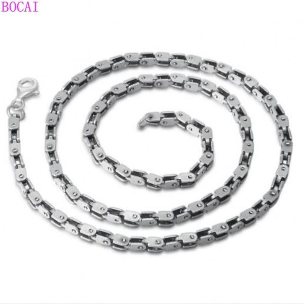 s925 sterling silver men's and women's necklace thai silver men's personality bamboo necklace collarbone chain 4mm
s925 sterling silver men's and women's necklace thai silver men's personality bamboo necklace collarbone chain 4mm