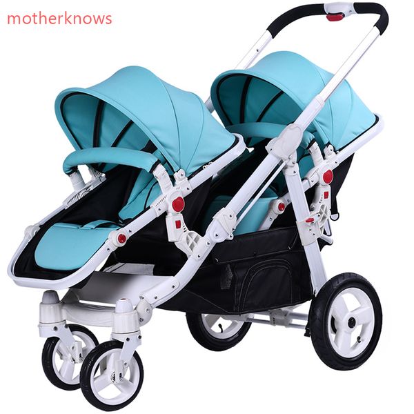 motherknows brand baby export twins stroller baby strollers 0-4 years use suspension wheels folding light twin pram
motherknows brand baby export twins stroller baby strollers 0-4 years use suspension wheels folding light twin pram