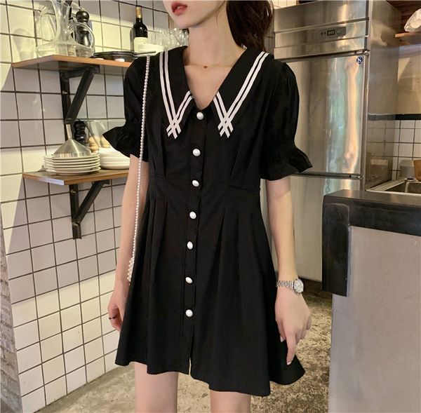 coigarsam preppy style women dress striped slim v-neck kidneys and sleeve dresses white black 0854, Black;gray
coigarsam preppy style women dress striped slim v-neck kidneys and sleeve dresses white black 0854, Black;gray