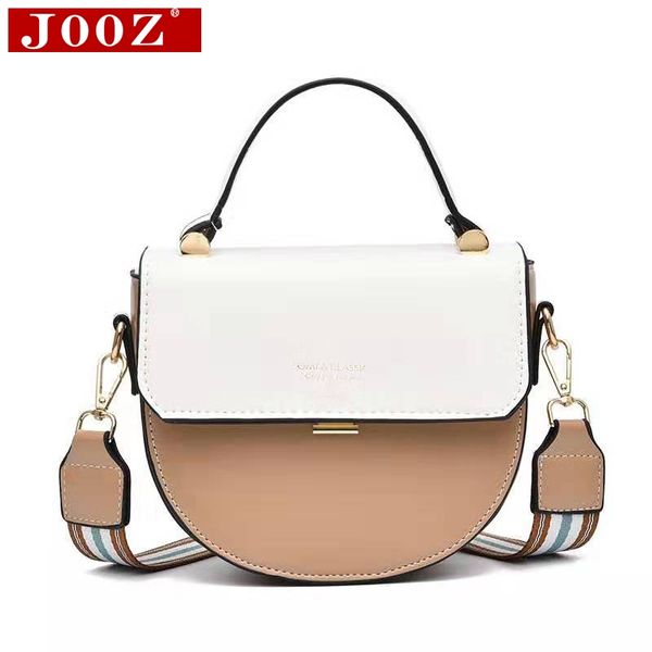 jooz women fashion round messenger bag pu leather luxury ladies handbag casual stripe wide strap color matching half moon bags
jooz women fashion round messenger bag pu leather luxury ladies handbag casual stripe wide strap color matching half moon bags