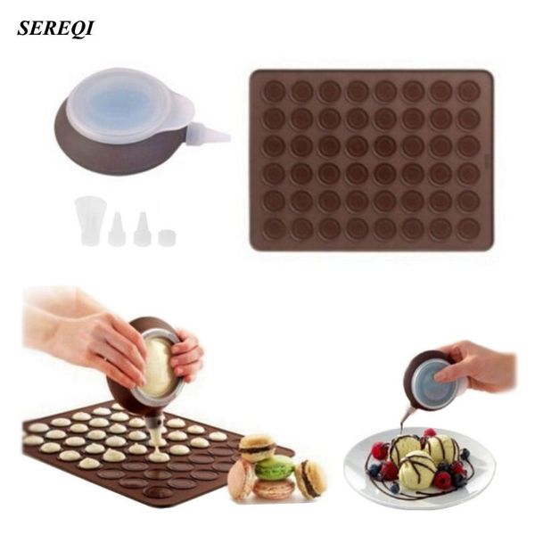 baking & pastry tools 48 holes macarons muffins silicone sheet mat mould tray + dessert decorating tips cream squeezing nozzle set
baking & pastry tools 48 holes macarons muffins silicone sheet mat mould tray + dessert decorating tips cream squeezing nozzle set