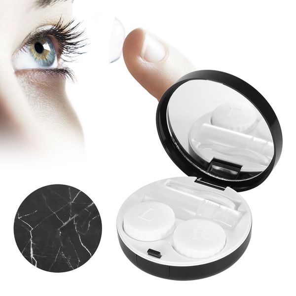 novel contact lens case marble surface portable contact lens box nursing liquid bottle storage soaking box case
novel contact lens case marble surface portable contact lens box nursing liquid bottle storage soaking box case