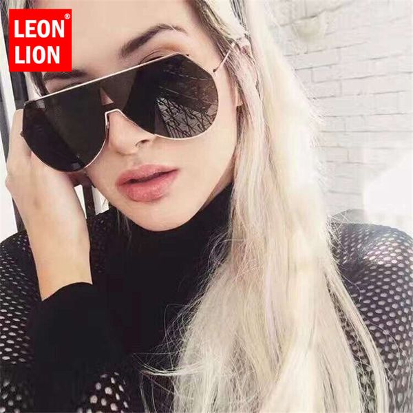 leonlion 2018 vintage one-piece sunglasses women retro mirror glasses lady sun glasses uv400 driving lunette de soleil femme, White;black
leonlion 2018 vintage one-piece sunglasses women retro mirror glasses lady sun glasses uv400 driving lunette de soleil femme, White;black