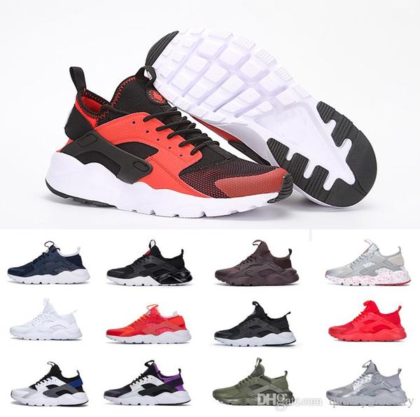 huaraches 4 iv running shoes for women men breathable while black grey red blue sport sneakers 36-45, White;red
huaraches 4 iv running shoes for women men breathable while black grey red blue sport sneakers 36-45, White;red
