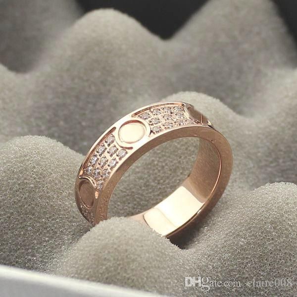 fashion jewelry stainless steel rose gold three rows diamonds all-diamond ring couple gypsophila ring diamond ring for woman and man, Silver
fashion jewelry stainless steel rose gold three rows diamonds all-diamond ring couple gypsophila ring diamond ring for woman and man, Silver