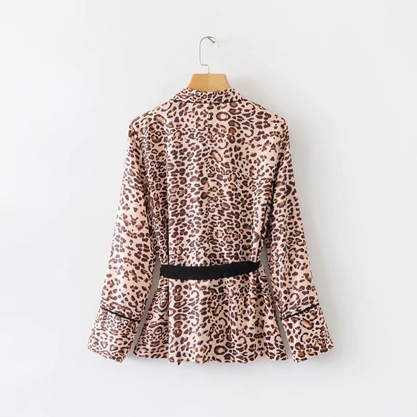 western style 2018 autumn new style women's dress versitile fashion slimming thin printed lace-up coat women's, Black;white
western style 2018 autumn new style women's dress versitile fashion slimming thin printed lace-up coat women's, Black;white