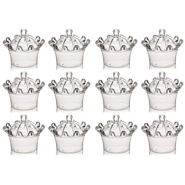 12 pcs коробки конфет, мини-купольная пластиковые с crown design party decoration clear коронка заполняемой партии favor box для к.б.н
12 pcs коробки конфет, мини-купольная пластиковые с crown design party decoration clear коронка заполняемой партии favor box для к.б.н
