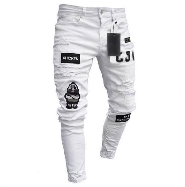 spring and autumn summer new 2019 fashion brand embroidery men's hole embroidered jeans elastic hip hop slim men's feet jeans, Blue
spring and autumn summer new 2019 fashion brand embroidery men's hole embroidered jeans elastic hip hop slim men's feet jeans, Blue