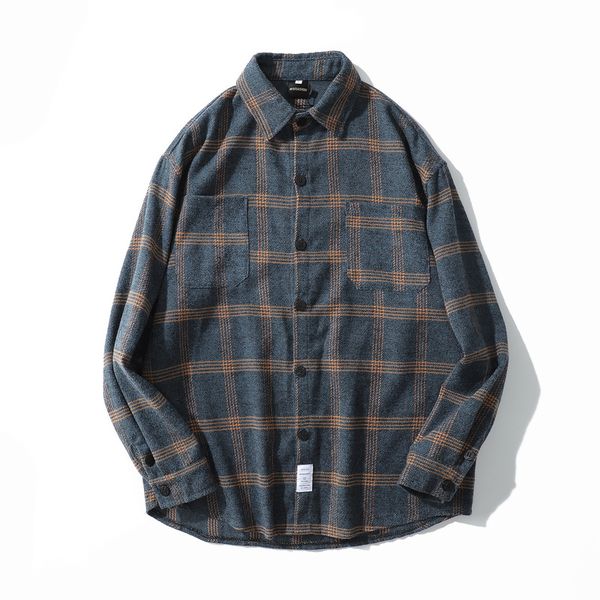 flannel striped shirt men 2019 men thick pland long sleeve shirts male japanese streetwear fashions autumn casual winter shirts, White;black
flannel striped shirt men 2019 men thick pland long sleeve shirts male japanese streetwear fashions autumn casual winter shirts, White;black