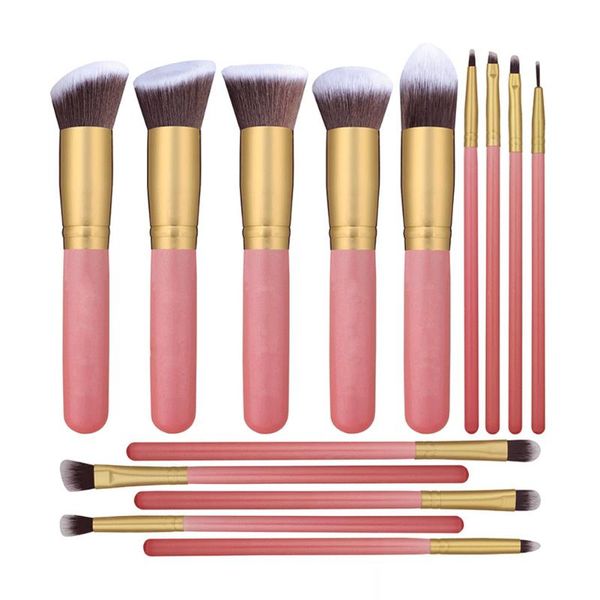 14 pcs/set professional makeup brush set cosmetic liquid foundation powder blush brushes beauty makeup supplies pink
14 pcs/set professional makeup brush set cosmetic liquid foundation powder blush brushes beauty makeup supplies pink