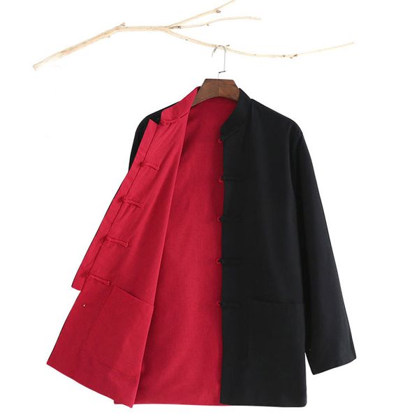 long sleeve two side wear black red men traditional chinese tang suit uniform outfit clothes clothing
long sleeve two side wear black red men traditional chinese tang suit uniform outfit clothes clothing