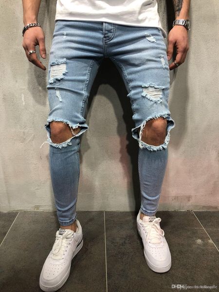 привет street скейтборд дыры дизайнер джинсы мужские slim fit подросток мальчик hiphop ripped жан pants, Blue
привет street скейтборд дыры дизайнер джинсы мужские slim fit подросток мальчик hiphop ripped жан pants, Blue