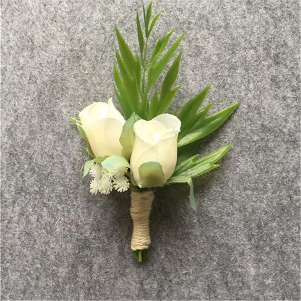 artificial flower white rose wedding party flowers groom boutonniere men corsage pin lapel flower suit decoration nzqfa, Black;gray
artificial flower white rose wedding party flowers groom boutonniere men corsage pin lapel flower suit decoration nzqfa, Black;gray
