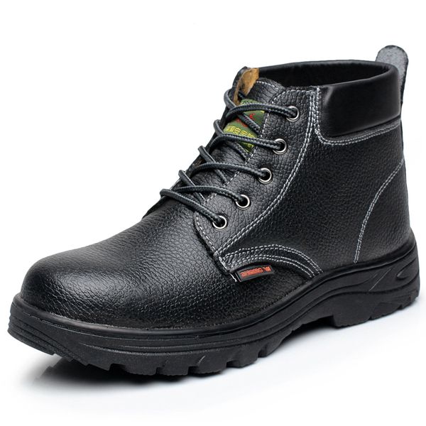men's casual plus size safety boots cow leather steel toe covers working shoes autumn winter snow security boot seguridad zapato, Black
men's casual plus size safety boots cow leather steel toe covers working shoes autumn winter snow security boot seguridad zapato, Black