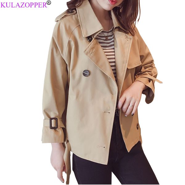 kulazopper autumn 2019 new high fashion brand woman classic single breasted trench coat students casual loose outerwear zs449, Tan;black
kulazopper autumn 2019 new high fashion brand woman classic single breasted trench coat students casual loose outerwear zs449, Tan;black