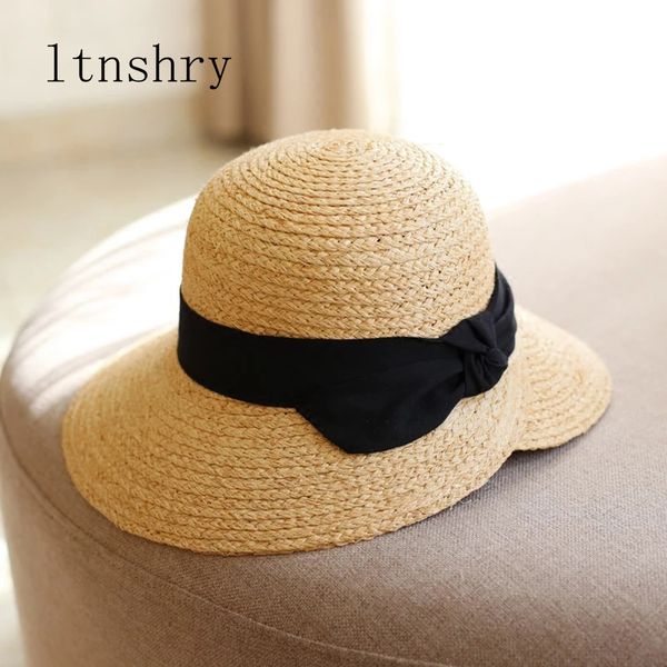 new fashion women sun hat ribbon bow raffia grass straw folding wide brim bucket hat for elegant lady beach dome bucket cap, Blue;gray
new fashion women sun hat ribbon bow raffia grass straw folding wide brim bucket hat for elegant lady beach dome bucket cap, Blue;gray