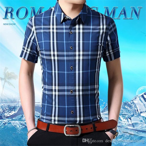 burburry plaid print mens shirts summer designer short sleeve turn down collar mens luxury casual shirts, White;black
burburry plaid print mens shirts summer designer short sleeve turn down collar mens luxury casual shirts, White;black
