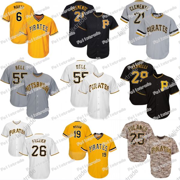 Pirates Jersey Josh Bell Pittsburgh Starling Marte Melky Cabrera Colin Moran Gregory Polanco Roberto Clemente Francisco Archer Jerseys
Pirates Jersey Josh Bell Pittsburgh Starling Marte Melky Cabrera Colin Moran Gregory Polanco Roberto Clemente Francisco Archer Jerseys