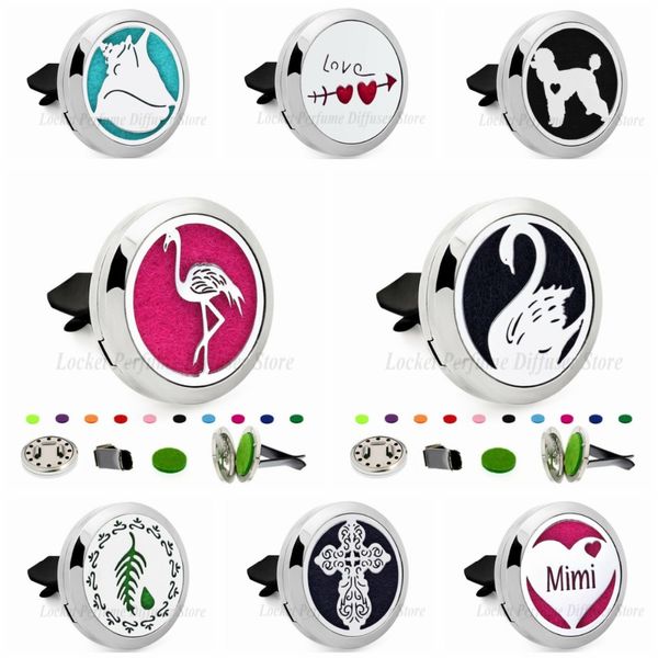 bird swan mimi dog 30mm 316l stainless steel car diffuser locket removable vent clip perfume locket 10 pcs pads, Silver
bird swan mimi dog 30mm 316l stainless steel car diffuser locket removable vent clip perfume locket 10 pcs pads, Silver