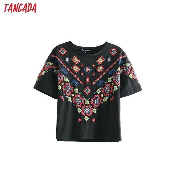 tangada women flower print t shirt short sleeve o neck tees female casual summer vintage tee shirt casual wear be578, White
tangada women flower print t shirt short sleeve o neck tees female casual summer vintage tee shirt casual wear be578, White