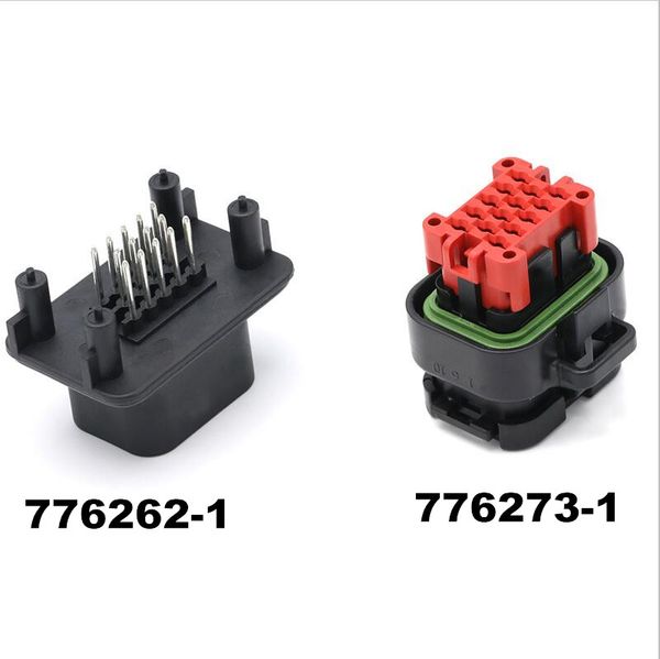 1/2/5/10sets/lot 14 pin 14 way tyco amp female and male automotive ecu connector plug 776273-1 776262-1 car
1/2/5/10sets/lot 14 pin 14 way tyco amp female and male automotive ecu connector plug 776273-1 776262-1 car