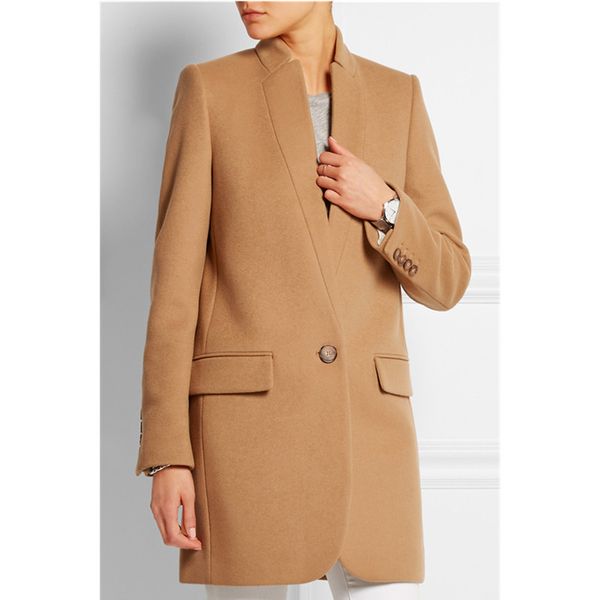 women's wool & blends winter stand collar suit-style bf simple coat for women long jackets 2021 wide waist elegant slim cashmere outwea, Black
women's wool & blends winter stand collar suit-style bf simple coat for women long jackets 2021 wide waist elegant slim cashmere outwea, Black