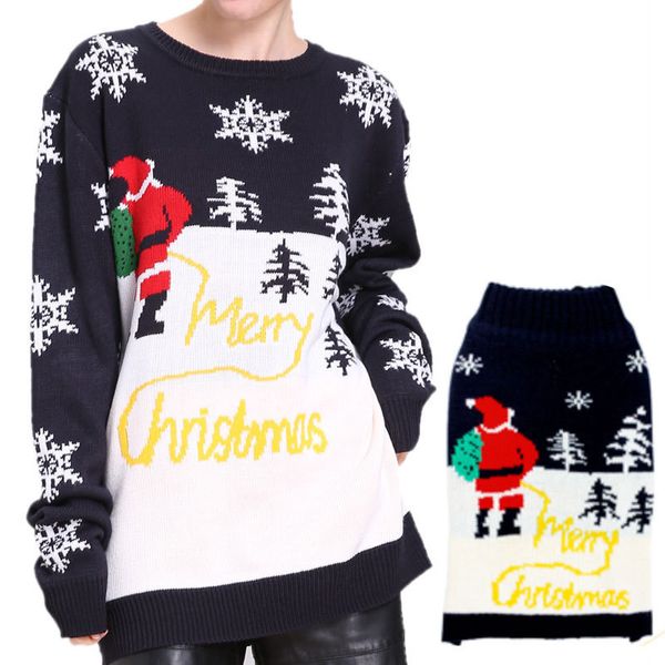 womens printed sweater fashion pullover loose knitted sweaters designer womens christmas, White;black
womens printed sweater fashion pullover loose knitted sweaters designer womens christmas, White;black