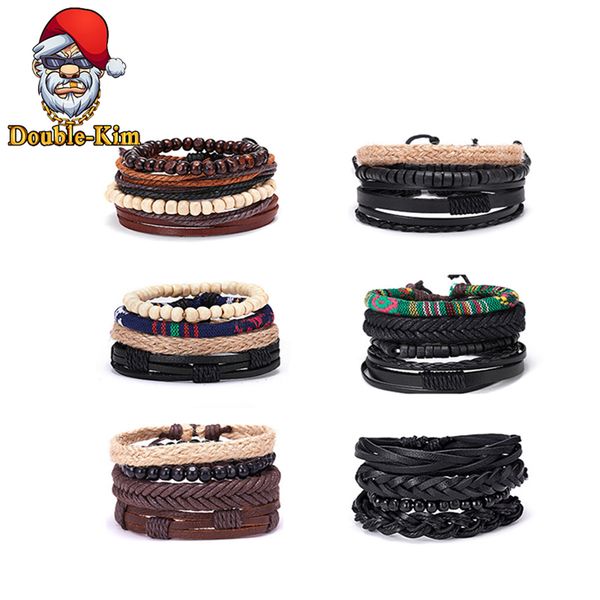 4pcs/set contracted style leather rope bracelet hip-hop street culture pu leather rope man bracelet fashion trendy men jewelry, Black
4pcs/set contracted style leather rope bracelet hip-hop street culture pu leather rope man bracelet fashion trendy men jewelry, Black