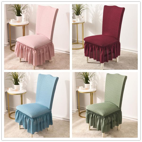 chair covers 1/2/4/6 pcs jacquard plain dining cover spandex elastic slipcover case stretch for wedding el banquet
chair covers 1/2/4/6 pcs jacquard plain dining cover spandex elastic slipcover case stretch for wedding el banquet