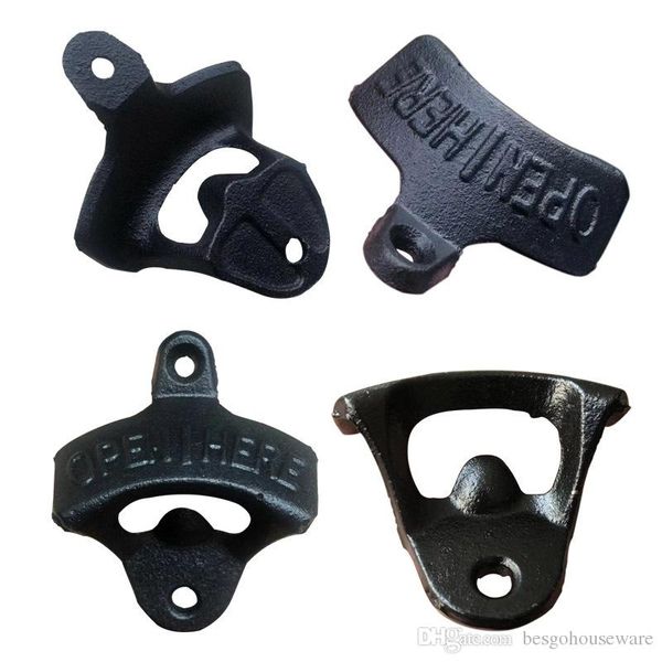 3 colors wall-mounted bottle opener beer opener cast iron retro openers soda glass cap bottle opener home kitchen bar tools bh1971 cy
3 colors wall-mounted bottle opener beer opener cast iron retro openers soda glass cap bottle opener home kitchen bar tools bh1971 cy