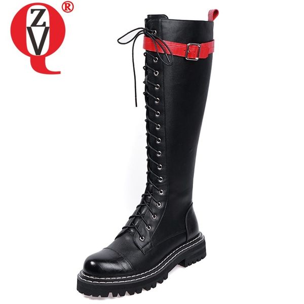 zvq winter new fashion genuine leather knee high boots outside warm mid heels platform cross-tied zip women shoes drop shipping, Black
zvq winter new fashion genuine leather knee high boots outside warm mid heels platform cross-tied zip women shoes drop shipping, Black