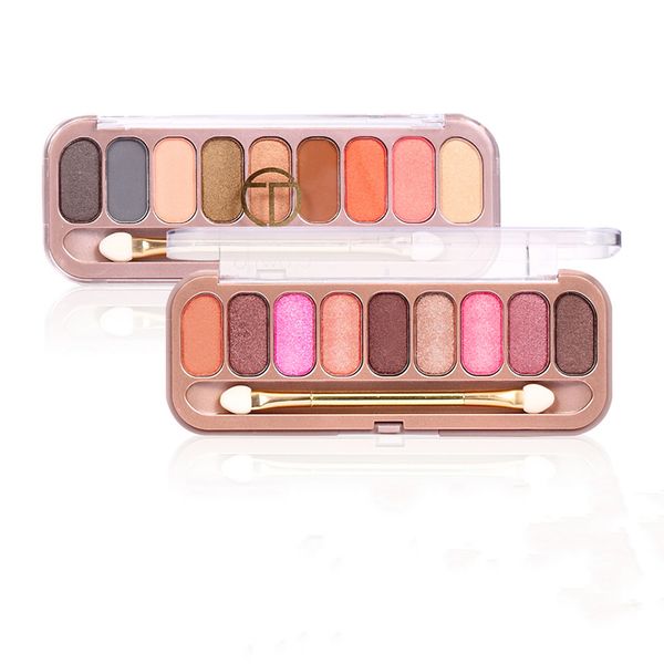 9 colors eyeshadow palette with double edge brush fine powder matte shimmer pink lasting waterproof eyeshadow
9 colors eyeshadow palette with double edge brush fine powder matte shimmer pink lasting waterproof eyeshadow