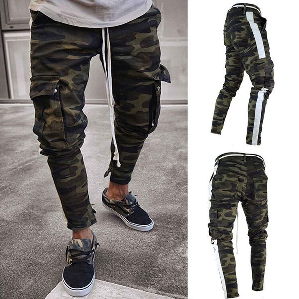 mens camouflage designer biker jeans striped big pockets design spring autumn long trousers, Blue
mens camouflage designer biker jeans striped big pockets design spring autumn long trousers, Blue