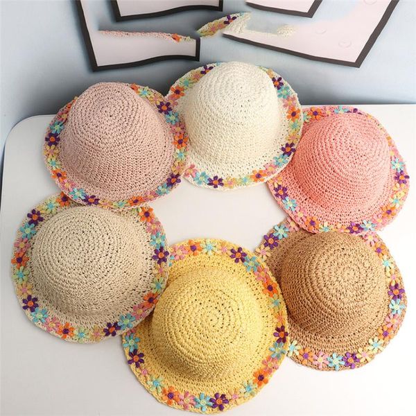 korean cap girls straw hat summer handmade floral sun hats for kids children outdoor beach cap panama foldable chapeau feminino, Yellow
korean cap girls straw hat summer handmade floral sun hats for kids children outdoor beach cap panama foldable chapeau feminino, Yellow