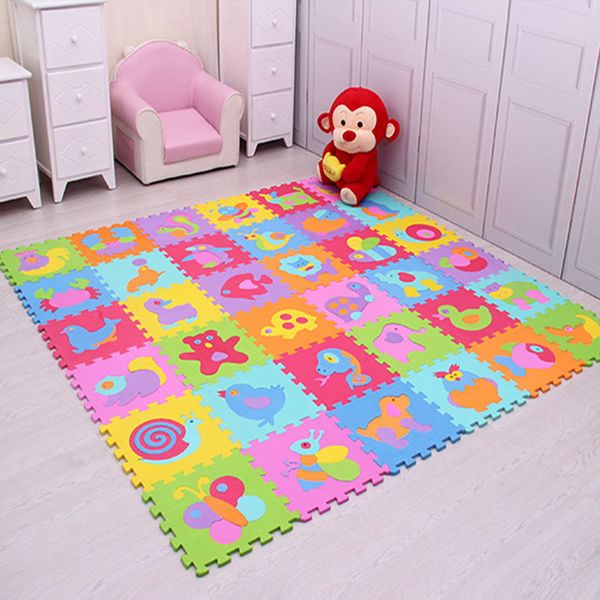 9pcs/set eva foam colorful baby play mat stitching crawling rug kid assembled animal carpet puzzle pad for children games
9pcs/set eva foam colorful baby play mat stitching crawling rug kid assembled animal carpet puzzle pad for children games