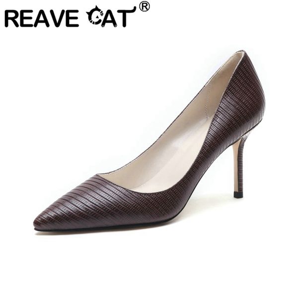 reave cat 2020 spring autumn heeled pumps pointed toe 12cm thin high heels slip on plus size 34-45 elegant a2843, Black
reave cat 2020 spring autumn heeled pumps pointed toe 12cm thin high heels slip on plus size 34-45 elegant a2843, Black
