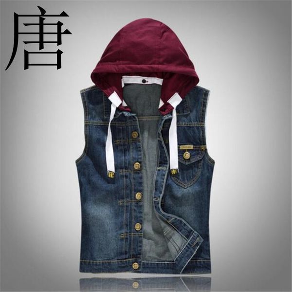 tang cool 2019 new brand men's hat denim and armor disassembly fashion dark denim clip men's vest, Black;white
tang cool 2019 new brand men's hat denim and armor disassembly fashion dark denim clip men's vest, Black;white