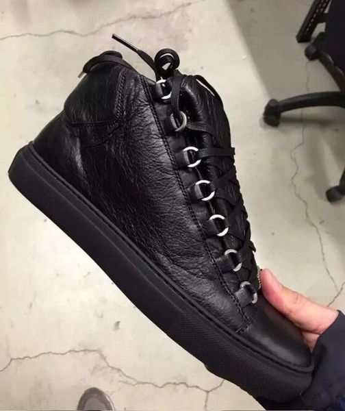 new classic brand designer men fashion leather high-sneakers flat shoes 40-46 with box, Black
new classic brand designer men fashion leather high-sneakers flat shoes 40-46 with box, Black