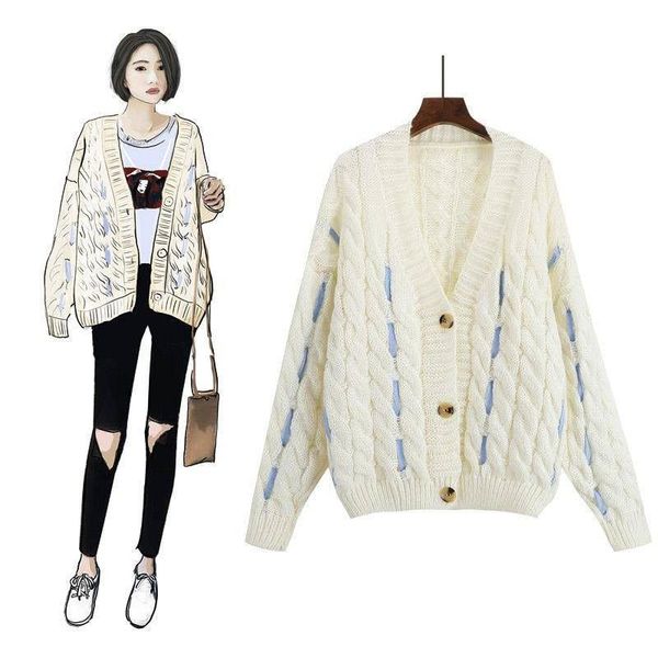 2019 spring women knitted twist jumper cardigans coat fashion long sleeve sweater female crochet cardigan lady v-neck jacket a89, White
2019 spring women knitted twist jumper cardigans coat fashion long sleeve sweater female crochet cardigan lady v-neck jacket a89, White