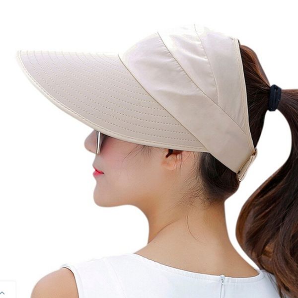 summer sun protection folding sun hat women wide brim cap ladies girl holiday uv protection hat beach packable visor, Blue;gray
summer sun protection folding sun hat women wide brim cap ladies girl holiday uv protection hat beach packable visor, Blue;gray