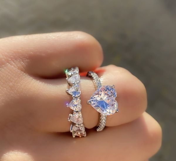 classic simple heart shaped ring fashion designers diamond rings jewelry women wedding party jewelry gift wholesale, Slivery;golden
classic simple heart shaped ring fashion designers diamond rings jewelry women wedding party jewelry gift wholesale, Slivery;golden